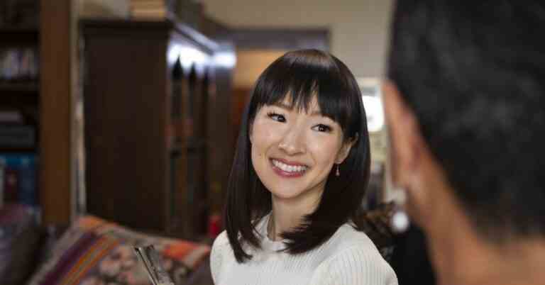 Marie Kondo sortant de sa phase Marie Kondo est tout à fait OK 
