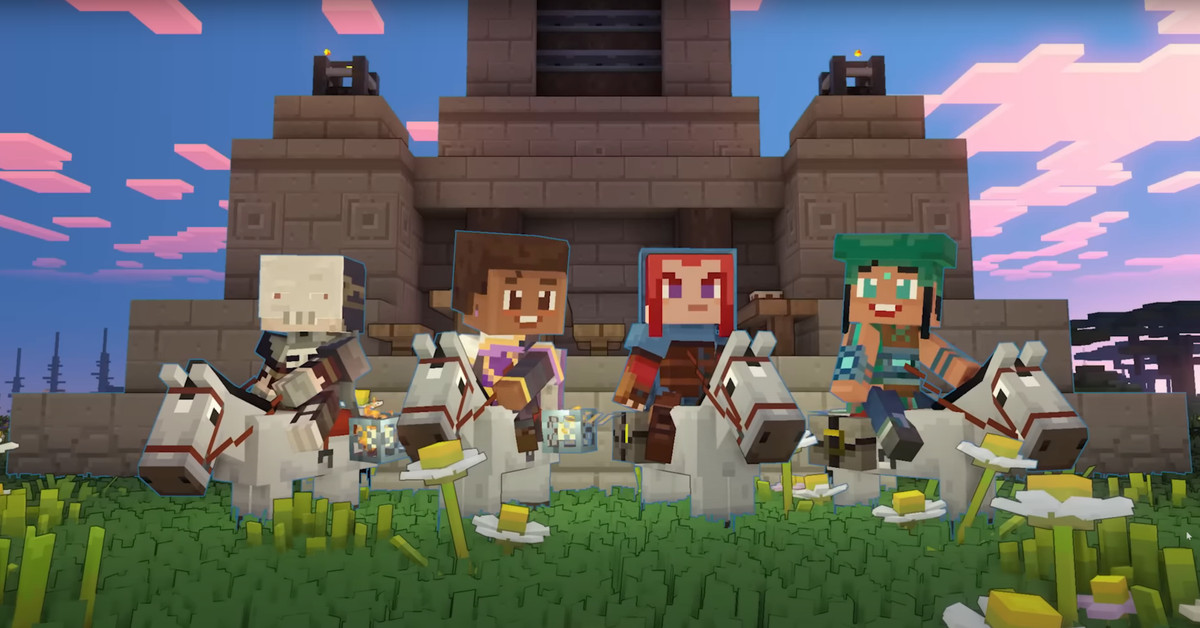 Minecraft Legends vous permet de construire des bases massives en multijoueur, obtient enfin la date de sortie
