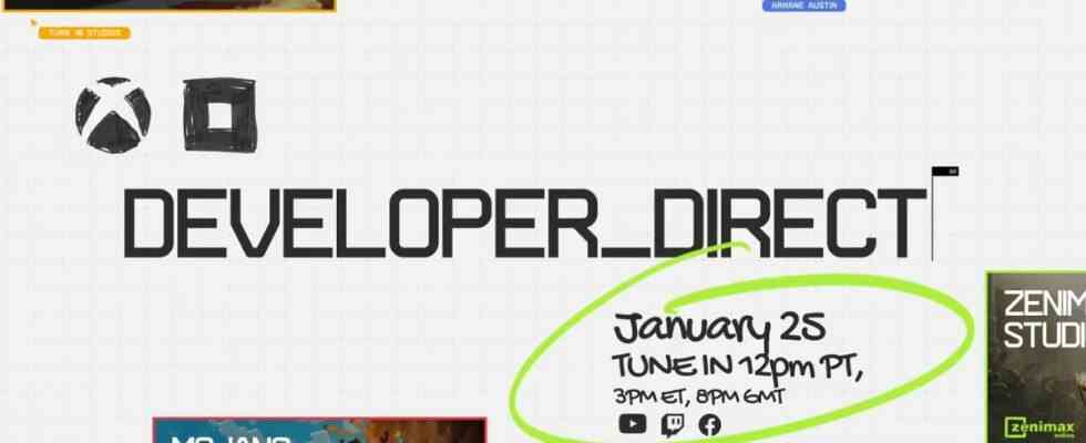 developer direct xbox live stream