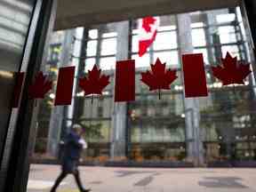 L'édifice de la Banque du Canada à Ottawa.