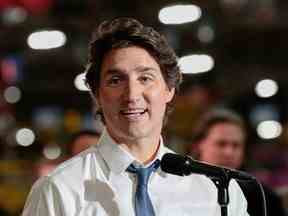 Le premier ministre Justin Trudeau à Windsor, en Ontario.