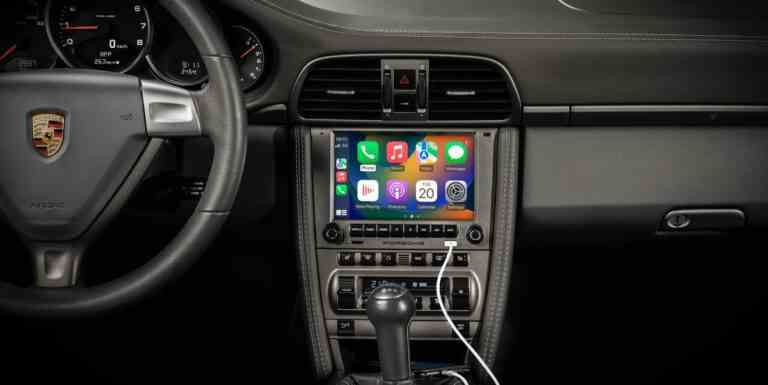 Porsche Classics vend CarPlay, Bluetooth pour les modèles du début des années 2000