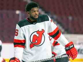 L'ancien défenseur des Devils du New Jersey, PK Subban, sera de retour à Montréal jeudi pour un match de « retrouvailles » entre deux de ses anciennes équipes, les Canadiens et les Predators de Nashville.  Ce sera l'occasion pour Subban de dire au revoir à Montréal, la ville qu'il a marquée sur et hors glace.