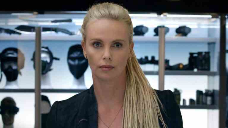 Charlize Theron in The Fate of the Furious