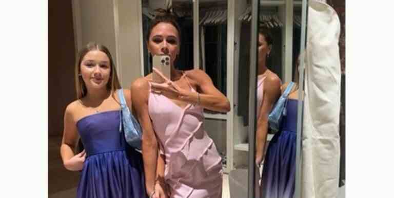 Victoria Beckham a créé la plus jolie robe de princesse pour sa fille Harper