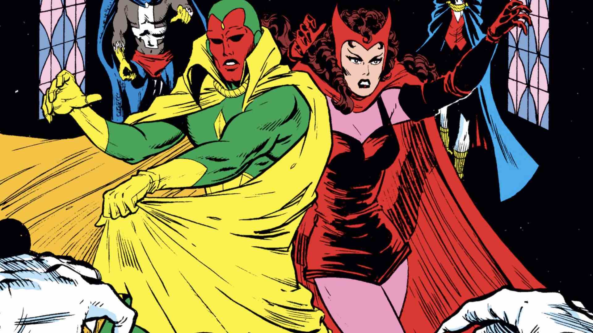 Scarlet Witch et Vision dans Marvel Comics