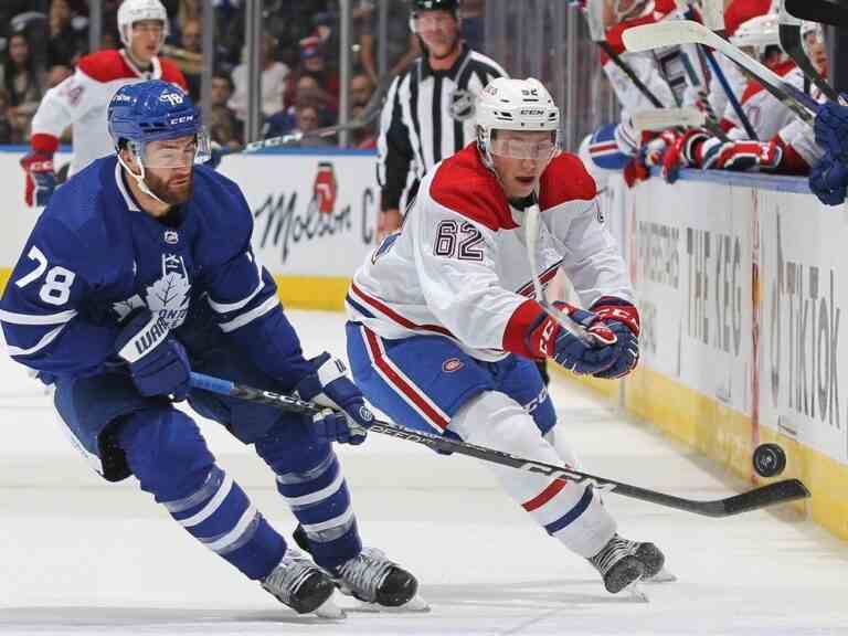 Owen Beck « très à l’aise » pour ses débuts dans la LNH, selon l’entraîneur des Canadiens