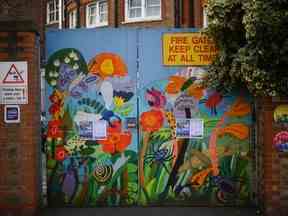 Une école fermée à East London en raison d'une grève nationale.