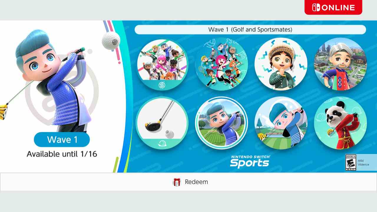 Icônes Nintendo Switch Sports ajoutées à Nintendo Switch Online
