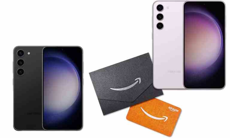 Amazon propose des cartes-cadeaux de 50 $ ou 100 $ avec les précommandes du Samsung Galaxy S23