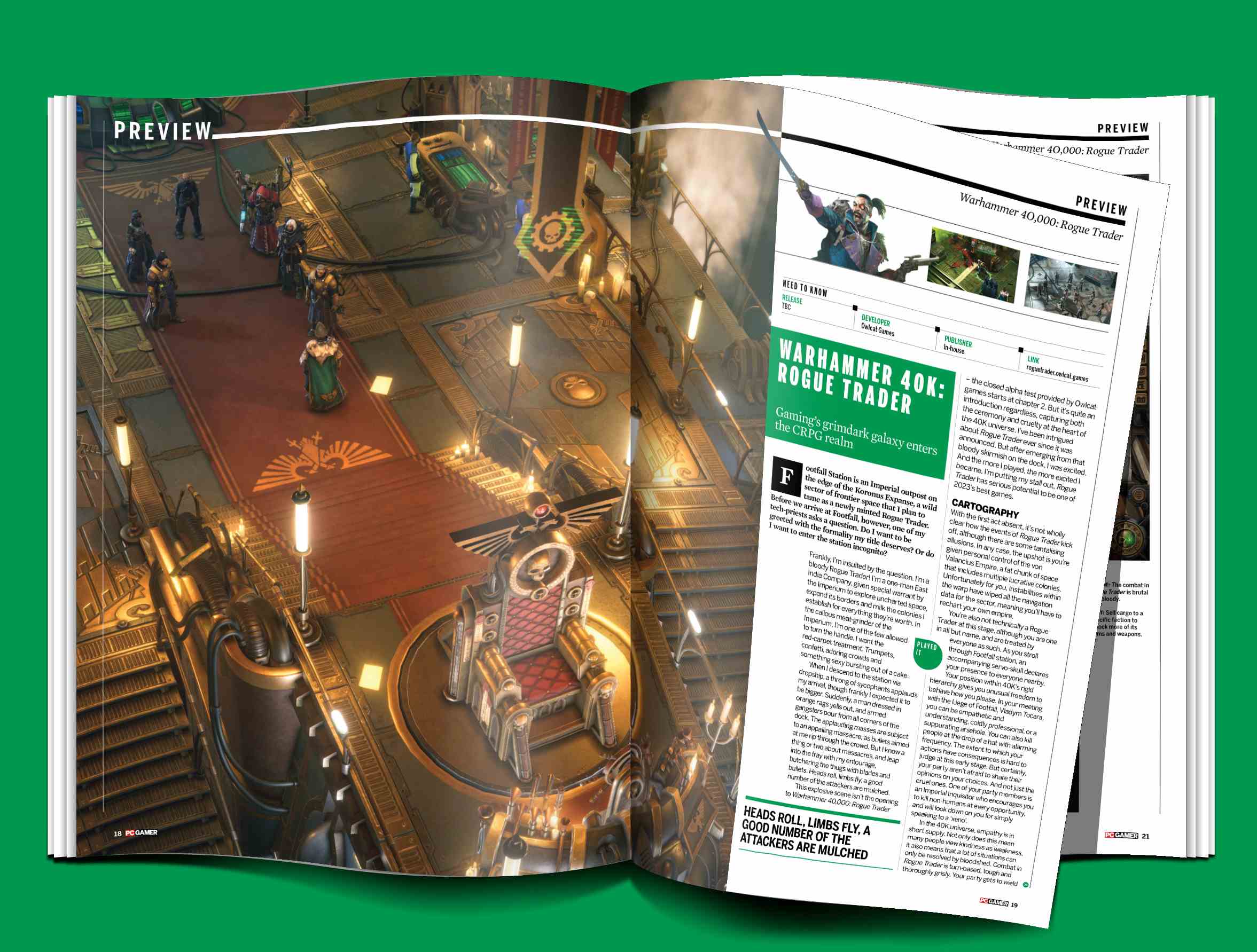 Magazine PC Gamer numéro 380 Warhammer 40 000 : Propagation de Rogue Trader