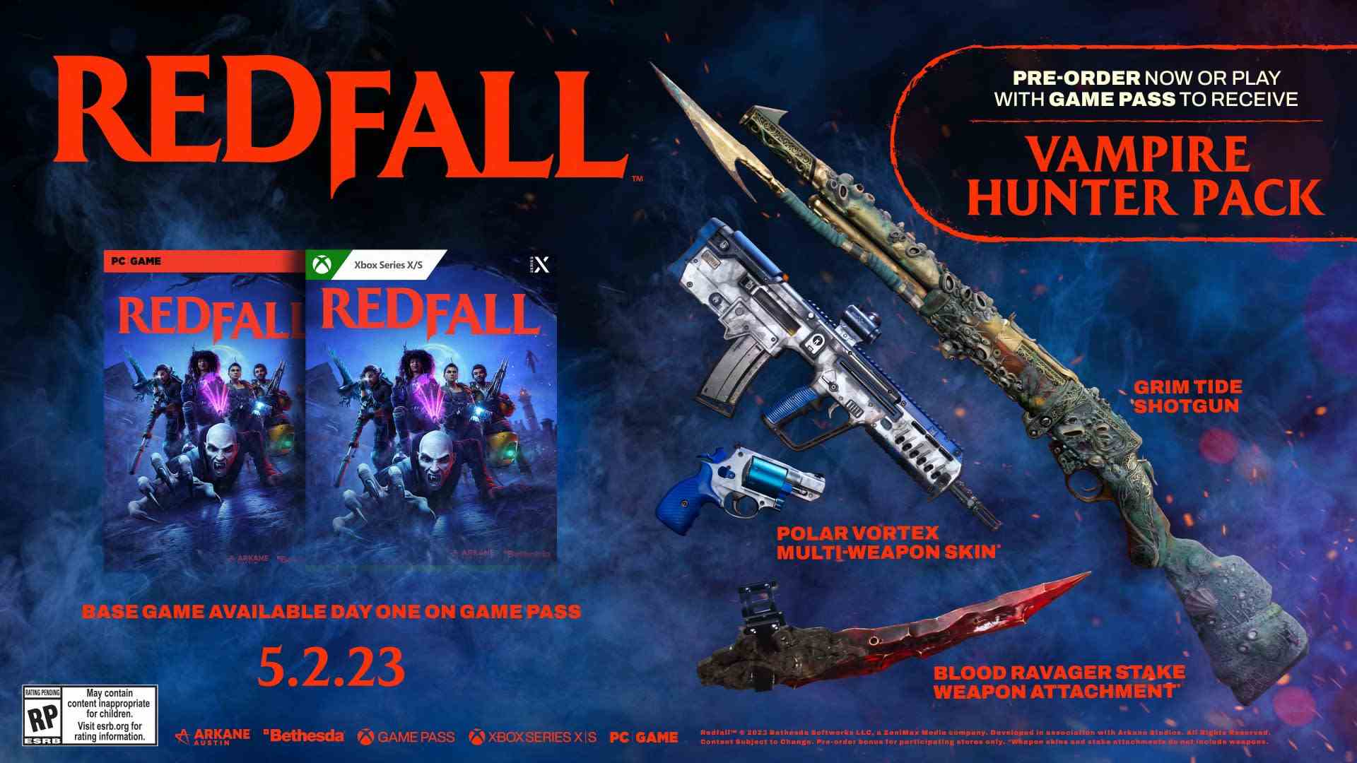 Here is a list of all of the preorder bonuses for Redfall across Xbox Series X 