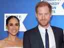 Le prince Harry et Meghan Markle aux RFK Awards à New York en décembre 2022.