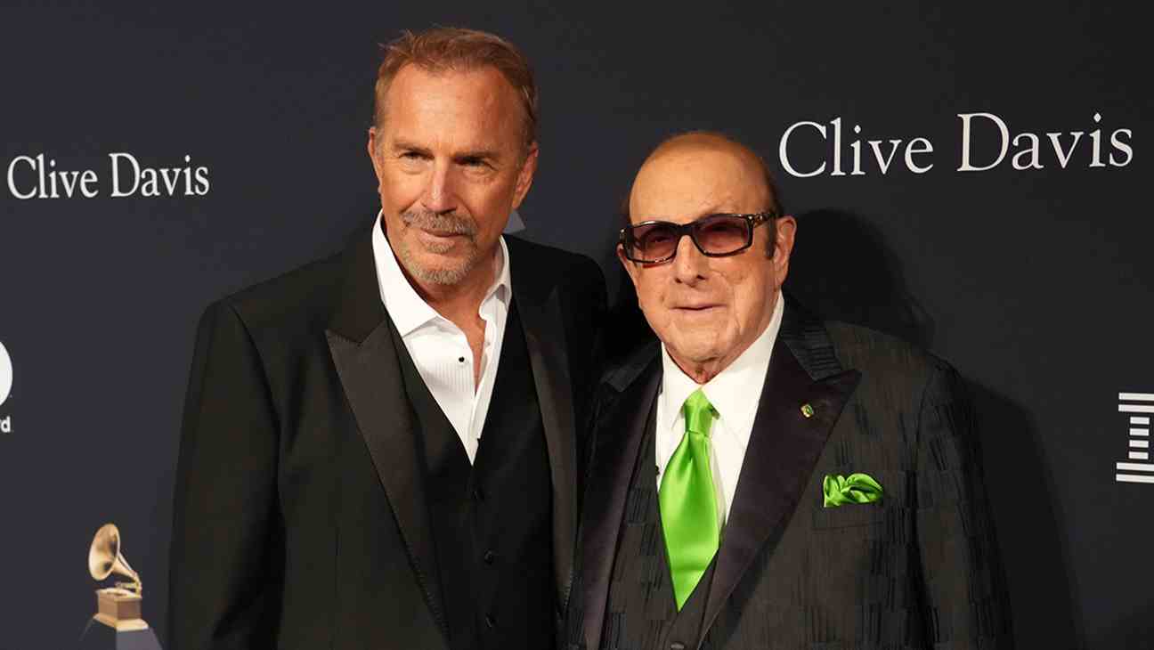 Kevin Costner et Clive Davis