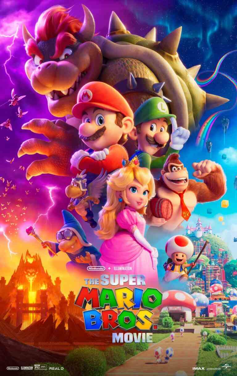 L'affiche officielle du film Super Mario Bros. est sortie
