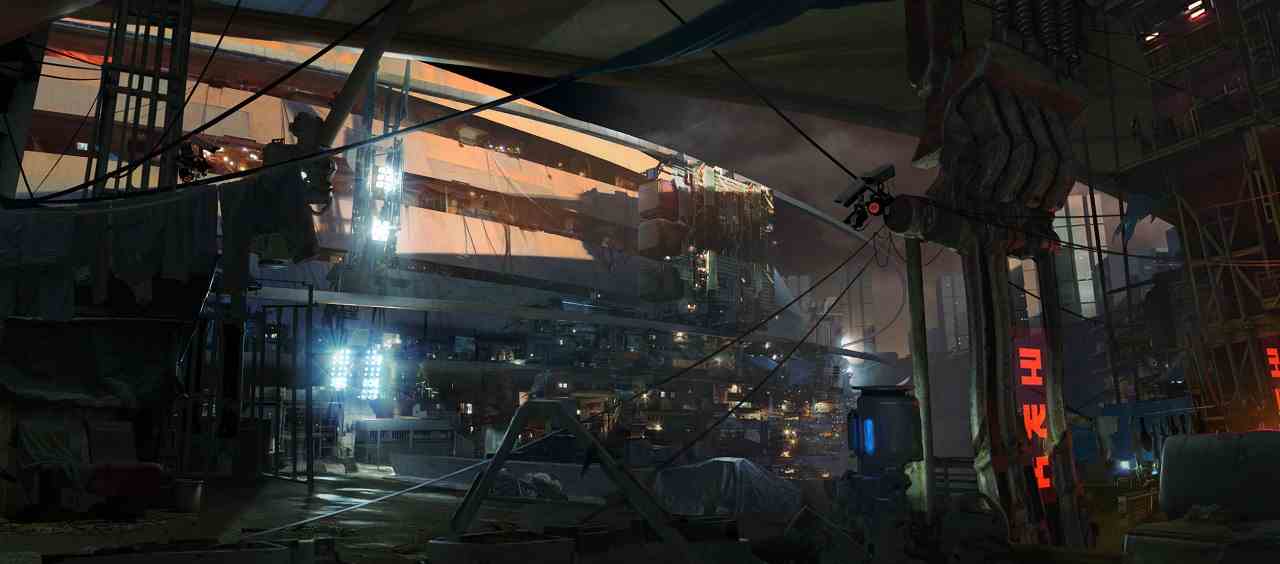 Concept Art, Environnement, Killzone Shadow Fall, Guerrilla Games, David Brochard