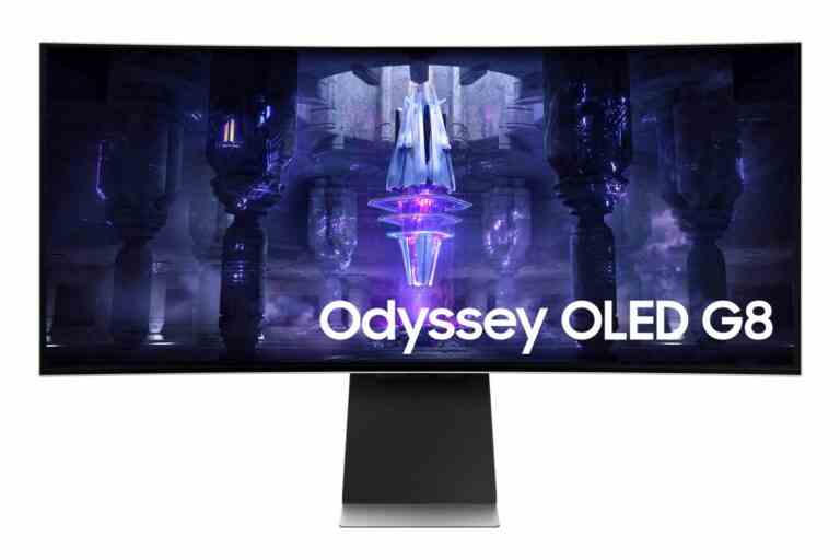 Le moniteur de jeu Odyssey OLED G8 de Samsung à 1 499 $ est expédié ce mois-ci