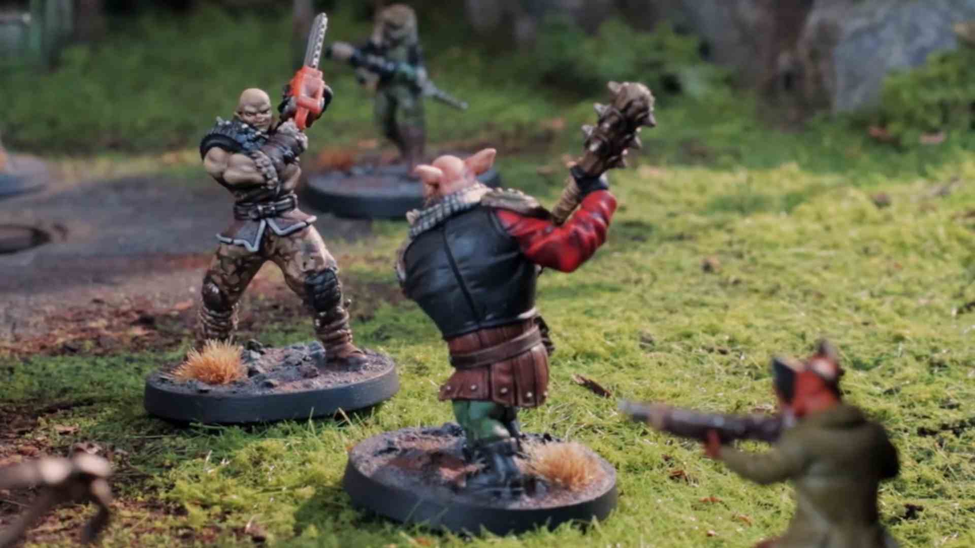 Aperçu de deux figurines combattant dans Zone Wars