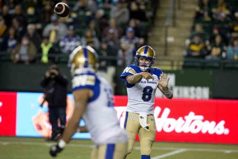 Collaros ne transpire pas la situation du receveur des Bombers alors que l’agence libre se profile