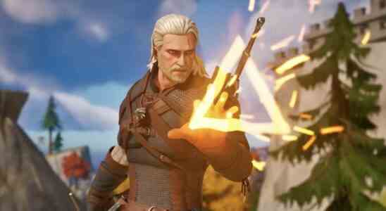 Lancez un V-Buck à votre sorceleur, Geralt de Riv slash sur Fortnite aujourd'hui