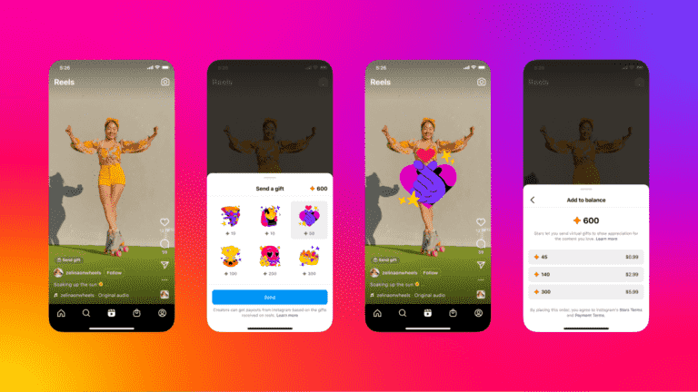 Instagram étend l’accès à la fonction de pourboire axée sur Reels, Gifts