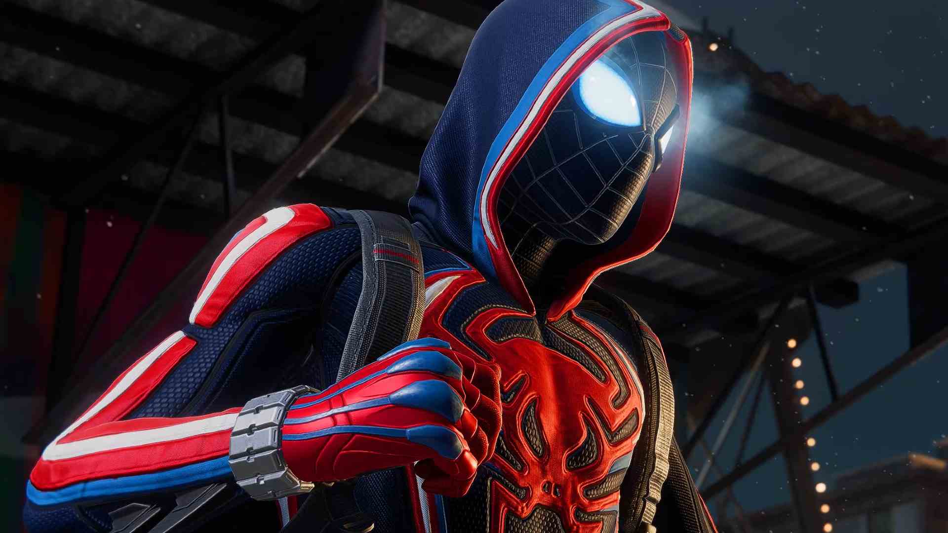 Miles Morales portant un sac à dos.