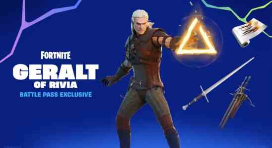 Fortnite x The Witcher: Fortnite adds Geralt of Rivia