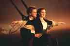 Leonardo DiCaprio et Kate Winslet dans une scène du Titanic.