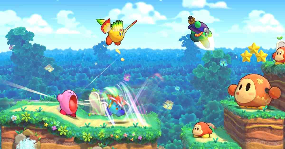 Le nouveau remasterisateur Switch de Kirby a le chaos d'un match Smash Bros. avec 4 joueurs
