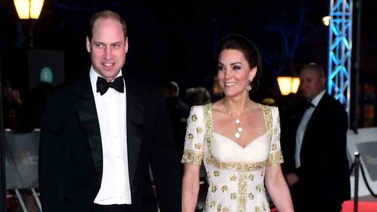 Le prince et la princesse de Galles assisteront aux Bafta Film Awards