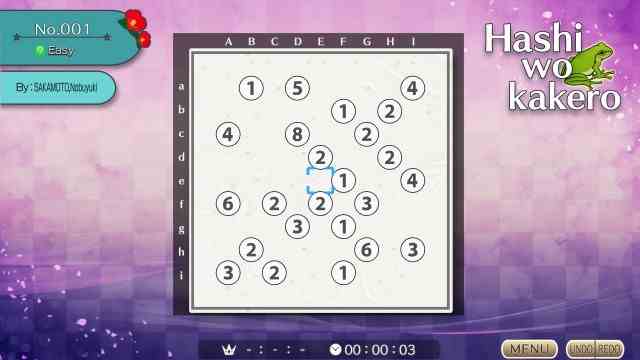 Puzzle de Nikoli W Hashiwokakero avis 1