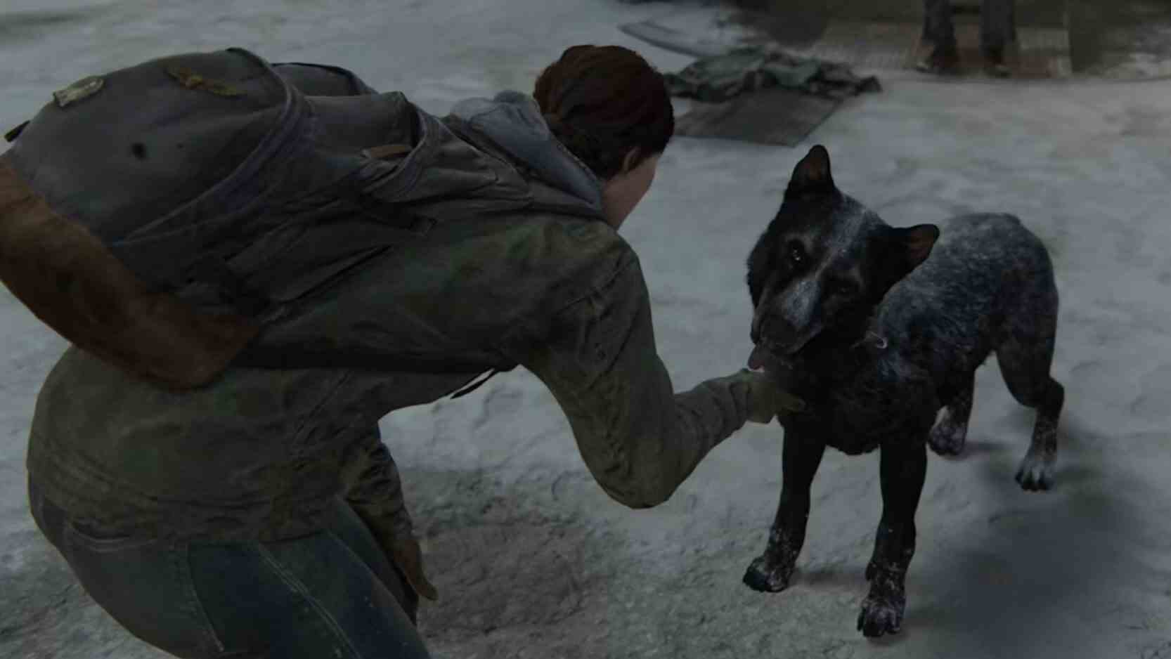 Image : Sony/Naughty Dog - Chiens caressants = bien.  Chiens de combat = pas bien.