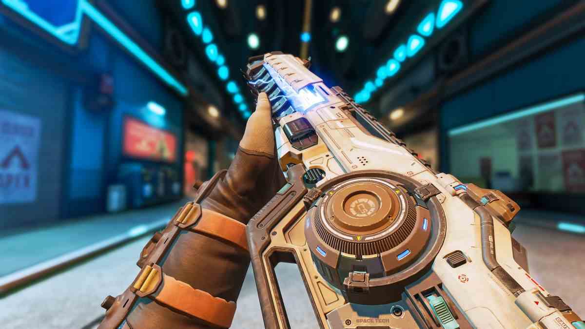 Une autre vue du nouveau fusil Nemesis dans Apex Legends saison 16