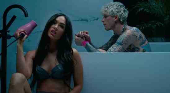 Machine Gun Kelly and Megan Fox in Bloody Valentine music video