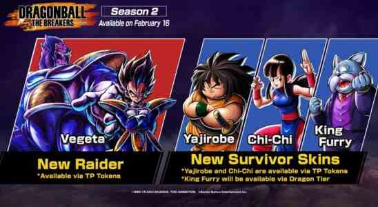 La saison 2 de The Breakers révèle Vegeta en tant que nouveau Raider