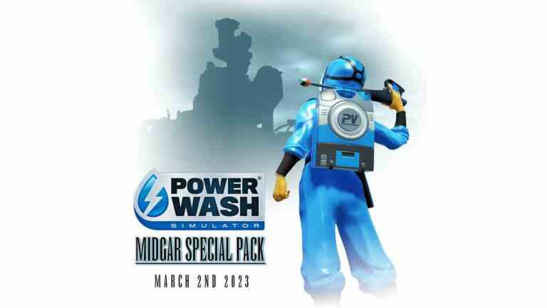 Le DLC gratuit « Midgar Special Pack » de PowerWash Simulator sera lancé le 2 mars    
