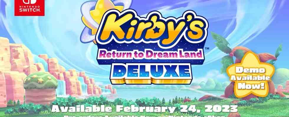 Bande-annonce de Kirby's Return to Dream Land Deluxe