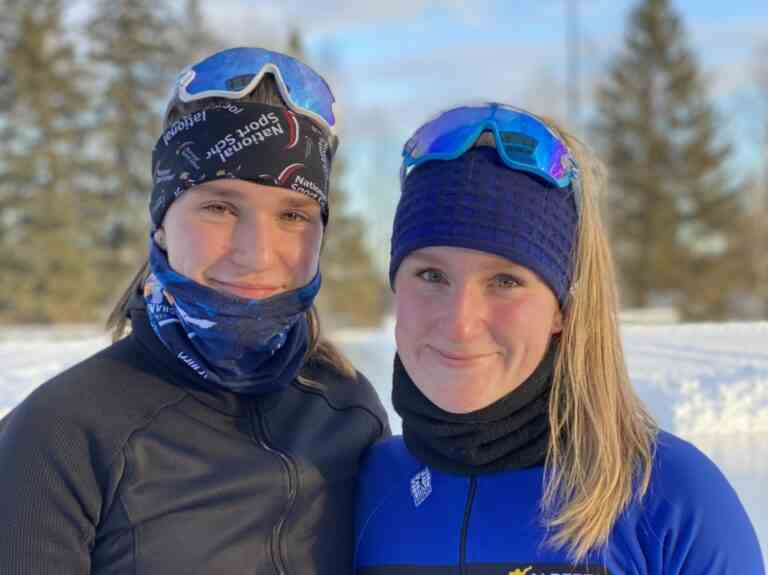 Les sœurs Lueders Maya et Zoe trouvent leurs propres chemins glacés autour de l’ovale