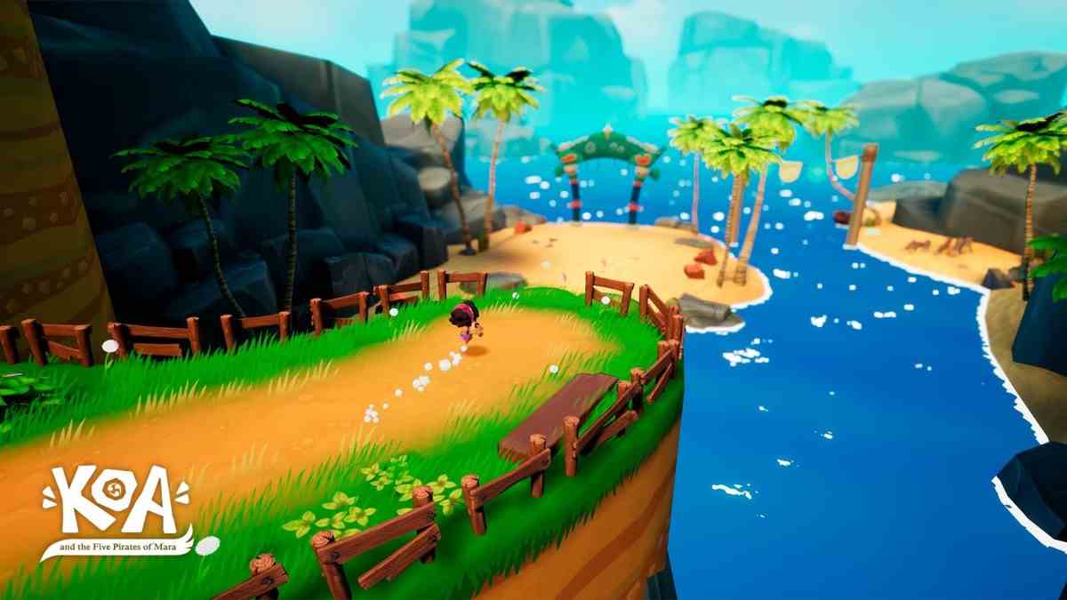 Chibig Talpa Games Undercoders Aperçu de Koa et des cinq pirates de Mara : Ce jeu de plateforme 3D coloré est génial quand vous roulez vite mais trébuche une fois que vous ralentissez.