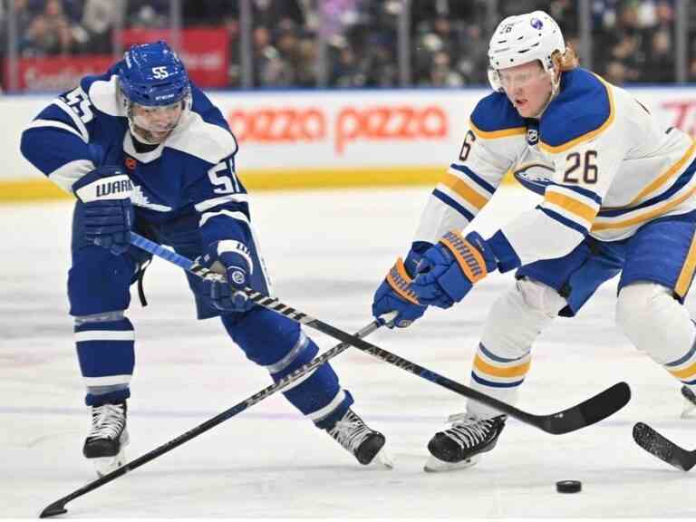 Les sabres affûtent les lames des Leafs, Giordano s’approche du record