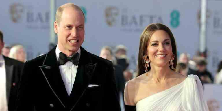 La princesse Kate a giflé les fesses du prince William sur le tapis rouge des BAFTA