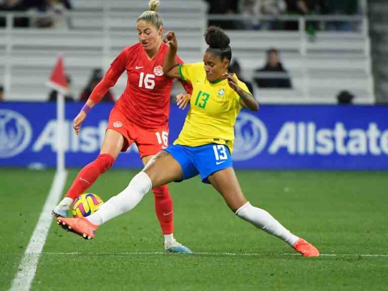 Retour sur le terrain pour le Canada dans sa victoire contre le Brésil à la SheBelieves Cup