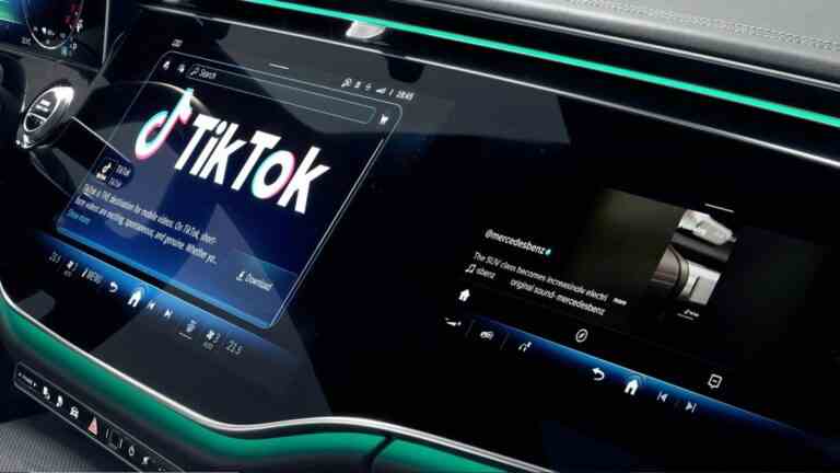 TikTok arrive sur les voitures, à commencer par Mercedes-Benz