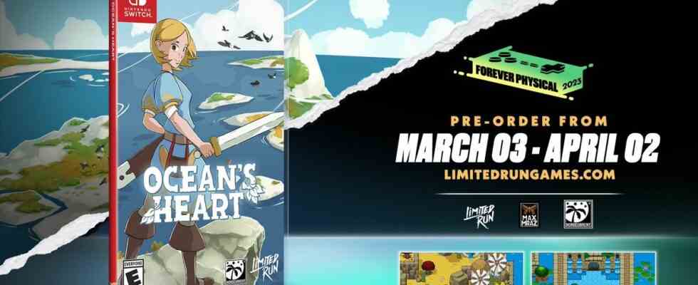 Ocean's Heart sort en version physique sur Switch