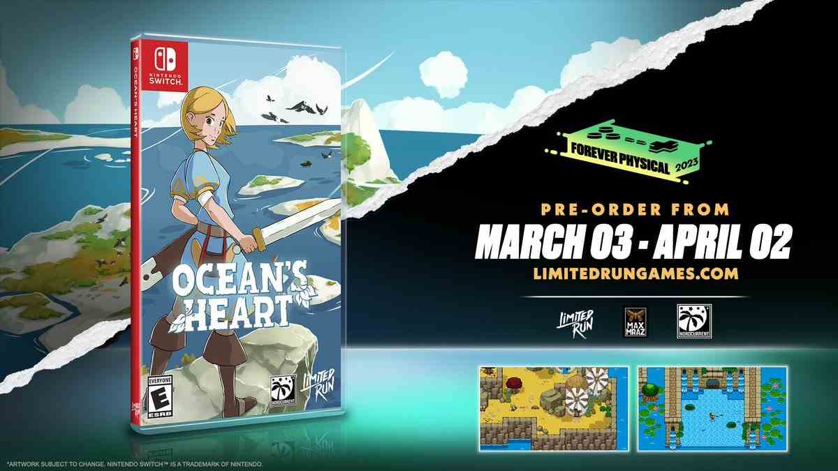 Ocean's Heart sort en version physique sur Switch
