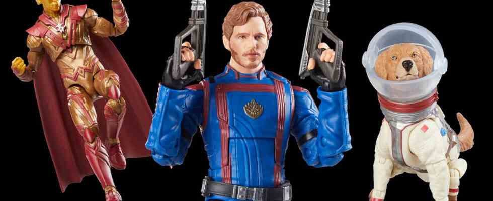 Marvel Legends Les Gardiens De La Galaxie Vol.  3 figurines d'action incluent Cosmo et bébé fusée