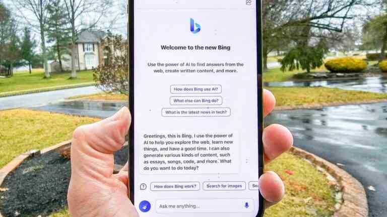 Bing avec ChatGPT est là pour prendre le contrôle de votre téléphone – et je viens de l’essayer