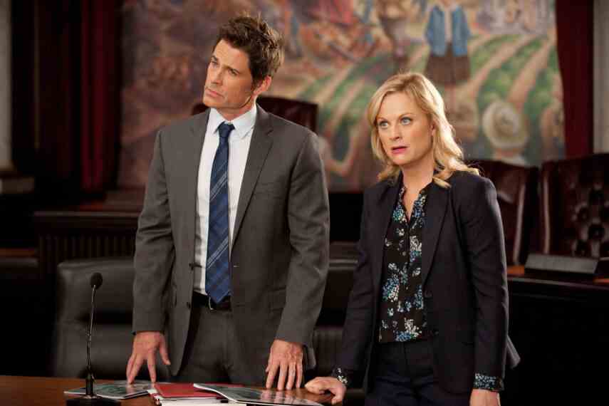 Rob Lowe et Amy Poehler - 