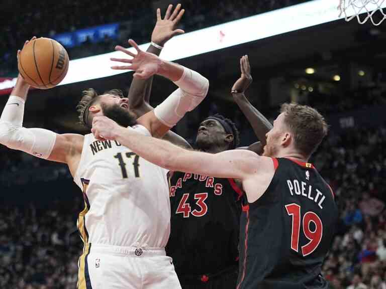 WOLSTAT: Une fois que les Raptors se sont entraînés, Poeltl et Valanciunas ont de nouveau occupé le devant de la scène jeudi