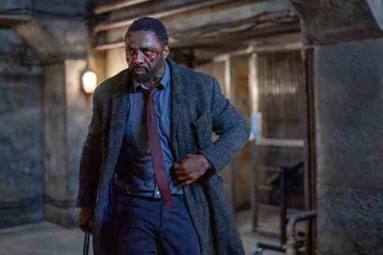 Luther. Idris Elba as John Luther in Luther. Cr. John Wilson/Netflix © 2023